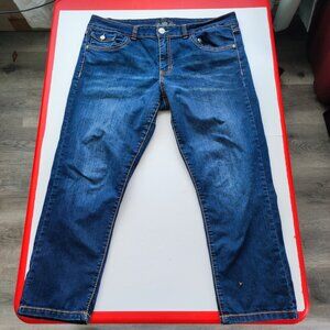 U.S. Polo Assn. jeans women's size 16 ink blue ankle crop